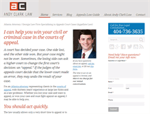Tablet Screenshot of andyclarklaw.com